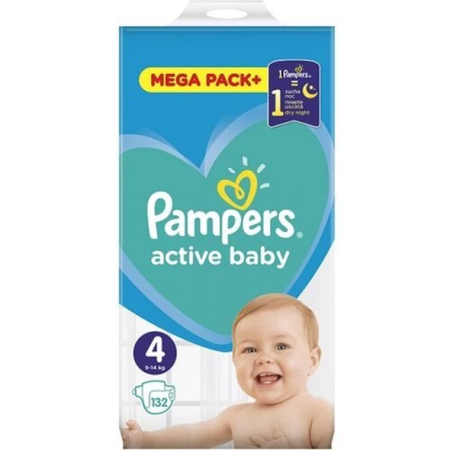 PAMPERS ACTIVE BABY MB 4 MAXI PELENE A132