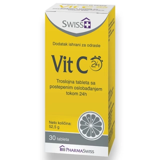 SWISS PLUS VITAMIN C 24 TABLETE 1000MG A30 SWISS PLUS VITAMIN C 24 TABLETE 1000MG A30