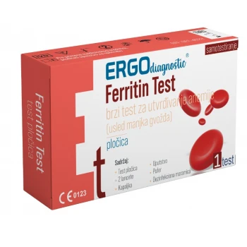 ERGO DIAGNOSTIC TEST PLOČICA ZA UTVRĐIVANJE ANEMIJE A1
