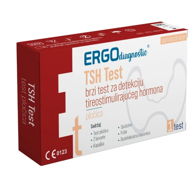 ERGO DIAGNOSTIC TEST PLOČICA ZA DETEKCIJU TSH A1