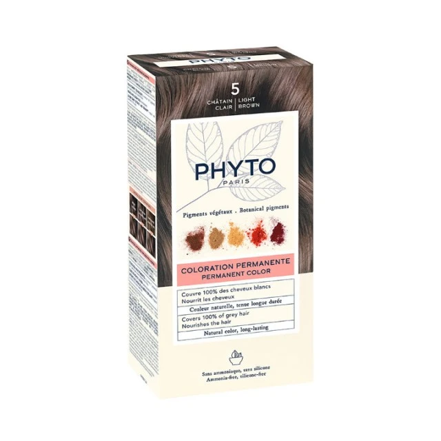 PHYTO FARBA 5 CHATAIN CLAIR