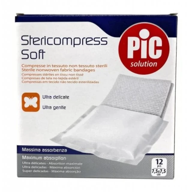 PIC SOFT STERILNA KOMPRESA 7.5X7.5 A1