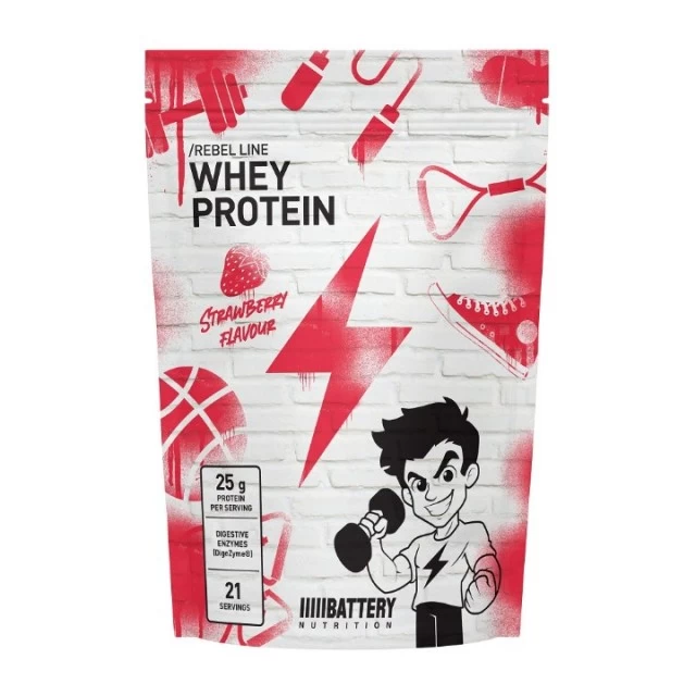 PROTEINI.SI BATTERY REBEL WHEY STRAWBERRY 1800G