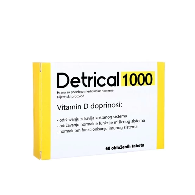 DETRICAL TABLETE 1000IJ A60