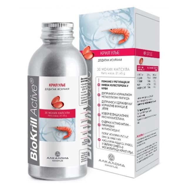 BIOKRILL ACTIV KAPSULE 500MG A30