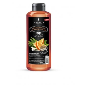 AFRODITA ŠAMPON SLATKA POMORANDŽA I LIMUNOVA TRAVA 1L