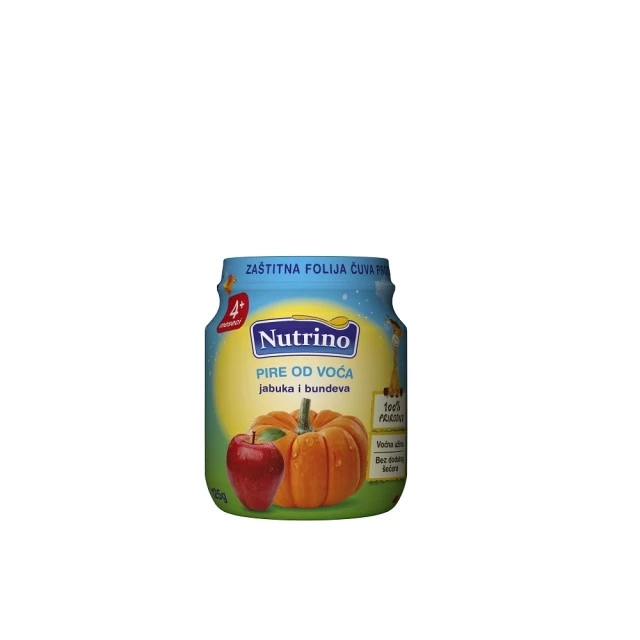 NUTRINO PIRE OD VOĆA - JABUKA I BUNDEVA 125G