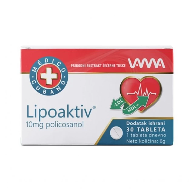 LIPOAKTIV TABLETE 10MG A30