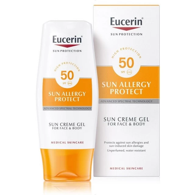 EUCERIN SUN KREM-GEL ZA ZAŠTITU OD SUNCA I ALERGIJA SPF50+ 150ML