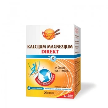 NATURAL WEALTH KALCIJUM MAGNEZIJUM DIREKT + VIT D A20