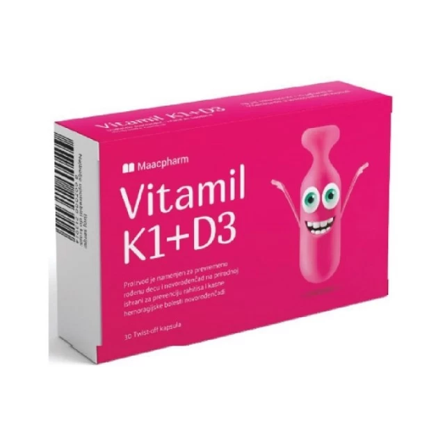 VITAMIL K1+D3 TWIST-OFF KAPSULE A30