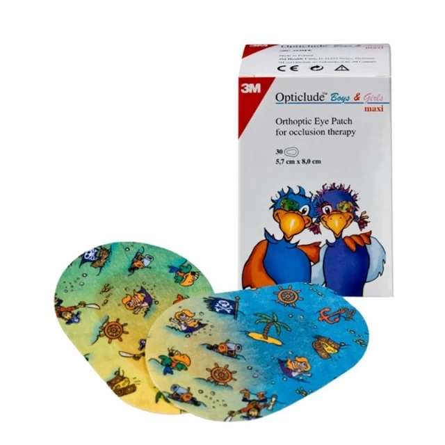 OPTICLUDE FLASTERI ZA OČI 5.7X8.2CM ŠARENI