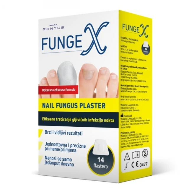 FUNGEX NAIL FUNGUS PLASTER A 14