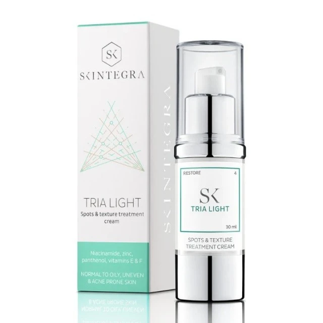 SKINTEGRA TRIA LIGHT TRETMANSKA KREMA ZA KOŽU SKLONU NESAVRŠENOSTIMA 30ML