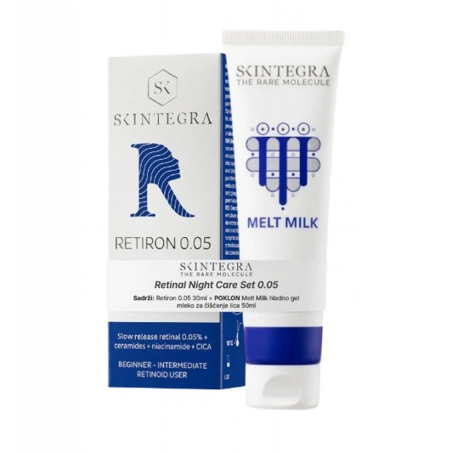 SKINTEGRA RETINAL NIGHT CARE SET RETIRON 0.05 + MELT MILK 50ML