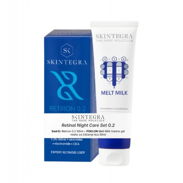 SKINTEGRA RETINAL NIGHT CARE SET RETIRON 0.2 + MELT MILK 50ML
