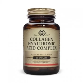 SOLGAR COLLAGEN HYALURONIC ACID COMPLEX 30 TABLETA