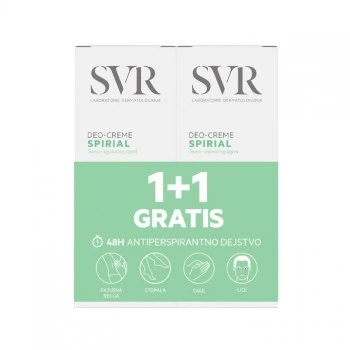 SVR SPIRIAL DEO KREMA 2X50ML PROMO