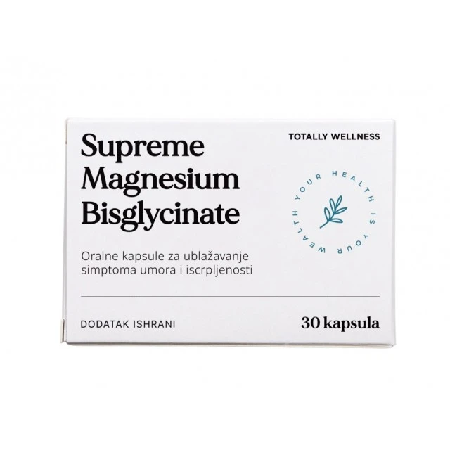 TOTALLY WELLNESS SUPREME MAGNESIUM BISGLYCINATE KAPSULE A30