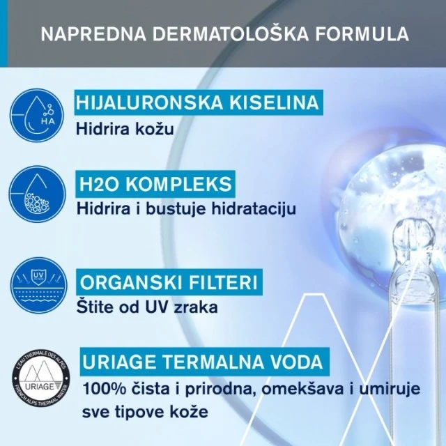 URIAGE EAU THERMALE KREMA LEGERE SPF20 40ML