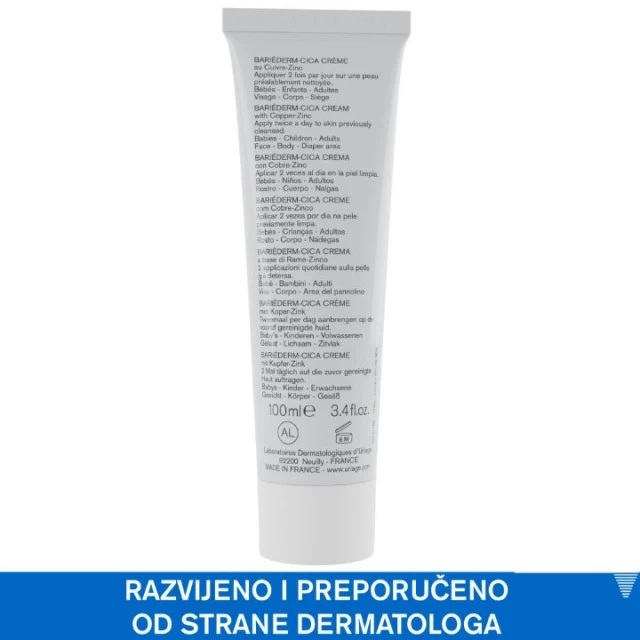 URIAGE BARIEDERM CICA KREM 100ML URIAGE BARIEDERM CICA KREM 100ML
