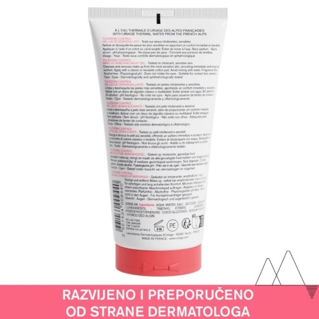 URIAGE TOLEDERM GEL MLEKO ZA ČIŠĆENJE 150ML