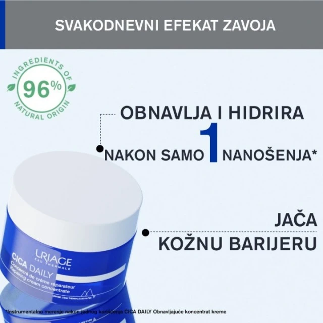 URIAGE BARIEDERM CICA DAILY OBNAVLJAJUĆA KONCENTRAT KREMA 50ML
