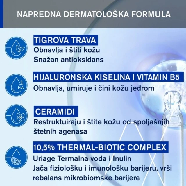 URIAGE BARIEDERM CICA DAILY OBNAVLJAJUĆA KONCENTRAT KREMA 50ML