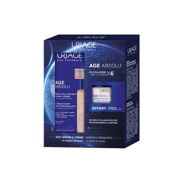 URIAGE AGE ABSOLU PROMO SERUM 30ML + KREMA 15ML