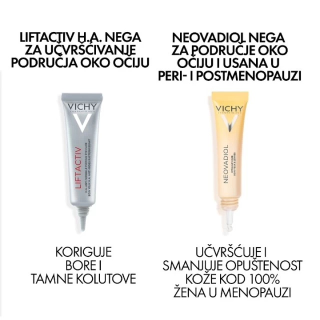VICHY LIFTACTIV SUPREME EYES NEGA ZA KOREKCIJU BORA I ČVRSTINE KOŽE OKO OČIJU 15ML