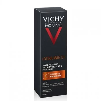 VICHY HOMME HYDRA MAG C + HIDRANTNA NEGA PROTIV ZNAKOVA UMORA ZA LICE I PODRUČJE OKO OČIJU 50ML