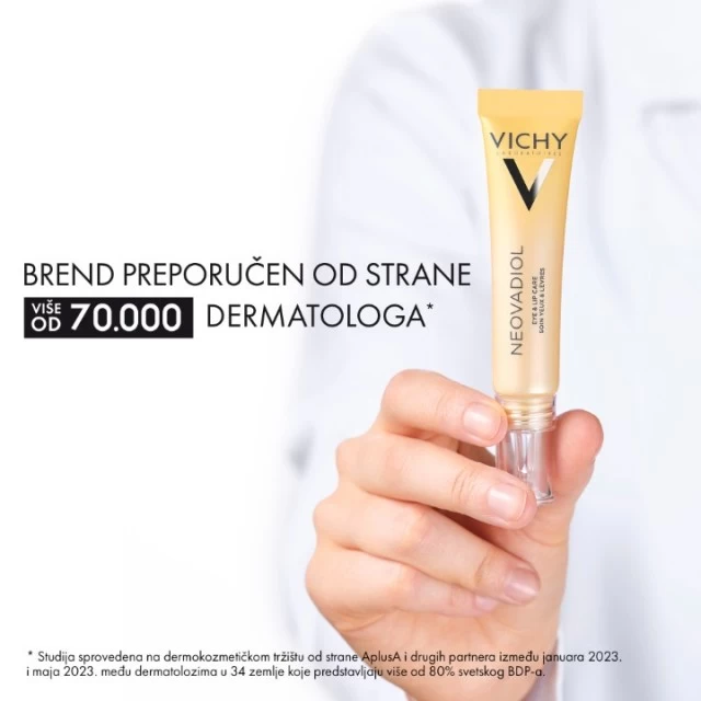 VICHY NEOVADIOL MULTIKOREKTIVNA NEGA ZA GUŠĆU I GLATKIJU KOŽU ZA PODRUČJE OKO OČIJU I USANA 15ML