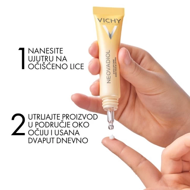 VICHY NEOVADIOL MULTIKOREKTIVNA NEGA ZA GUŠĆU I GLATKIJU KOŽU ZA PODRUČJE OKO OČIJU I USANA 15ML
