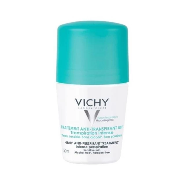 VICHY DEODORANT ROLL-ON DEZODORANS ZA REGULACIJU PREKOMERNOG ZNOJENJA 48H 50ML