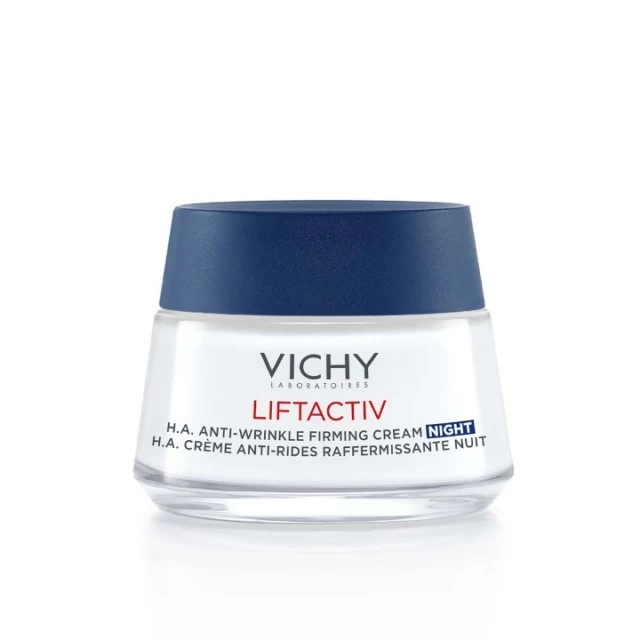 VICHY LIFTACTIV SUPREME NIGHT NOĆNA NEGA ZA KOREKCIJU BORA I ČVRSTINE KOŽE ZA OSETLJIVU KOŽU 50ML