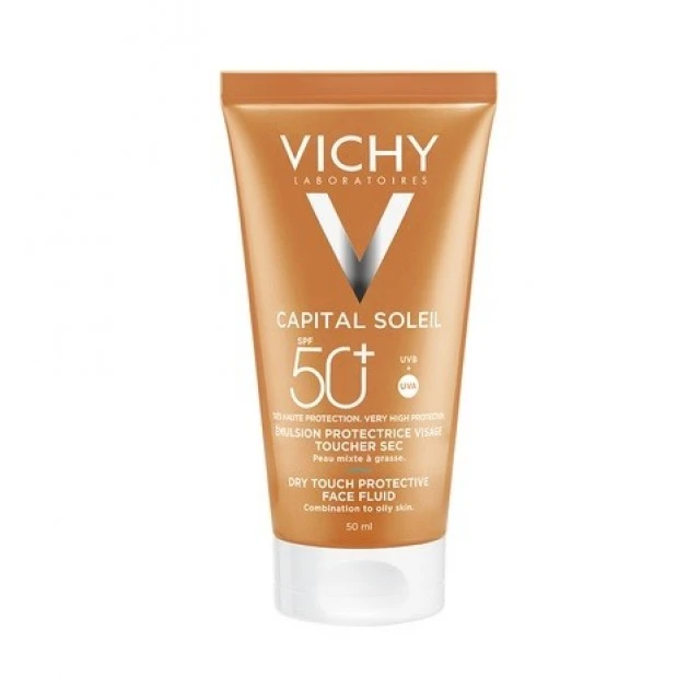 VICHY CAPITAL IDEAL SOLEIL DRY TOUCH FINISH FLUID ZA LICE SPF50 50ML