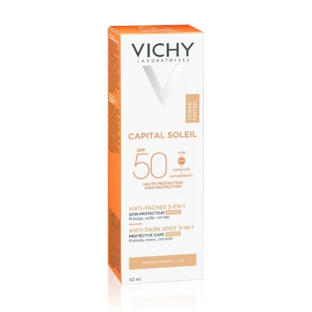 VICHY CAPITAL SOLEIL TONIRANA KREMA 3U1 PROTIV TAMNIH FLEKA SPF50+ 50ML