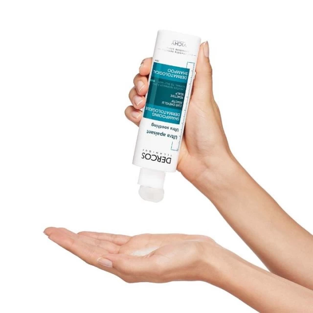 VICHY DERCOS IZUZETNO SMIRUJUĆI ŠAMPON ZA OSETLJIVO VLASIŠTE, NORMALNA DO MASNA KOSA 200ML