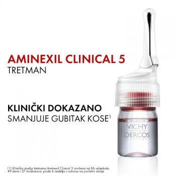 VICHY DERCOS AMINEXIL CLINICAL 5 AMPULE PROTIV OPADANJA KOSE ZA MUŠKARCE 21 AMPULA