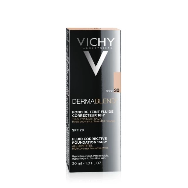 VICHY DERMABLEND CORRECTOR TEČNI KOREKTIVNI PUDER SPF 28 30ML 30 BEIGE
