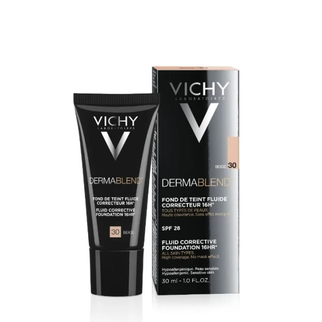 VICHY DERMABLEND CORRECTOR TEČNI KOREKTIVNI PUDER SPF 28 30ML 30 BEIGE