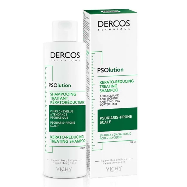VICHY DERCOS PSOLUTION ŠAMPON ZA VLASIŠTE SKLONO PSORIJAZI PROTIV SKVAMA, OSEĆAJA SVRABA I PESKANJA 200ML VICHY DERCOS PSOLUTION ŠAMPON ZA VLASIŠTE SKLONO PSORIJAZI PROTIV SKVAMA, OSEĆAJA SVRABA I PESKANJA 200ML