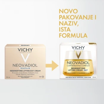 VICHY NEOVADIOL PERIMENOPAUZA DNEVNA NEGA ZA GUSTINU I PUNOĆU KOŽE U PERIMENOPAUZI, NORMALNA DO MEŠOVITA KOŽA 50ML 