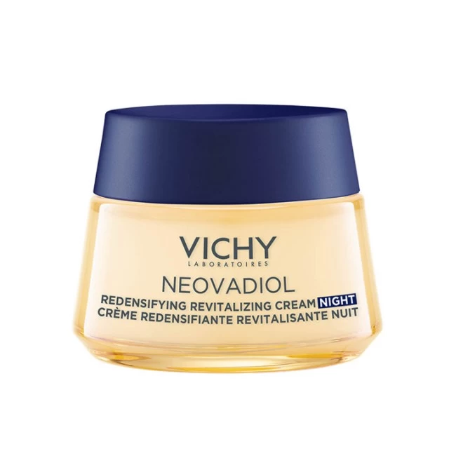 VICHY NEOVADIOL PERIMENOPAUZA NOĆNA NEGA ZA GUSTINU I PUNOĆU KOŽE U PERIMENOPAUZI S LHA KISELINOM 50ML