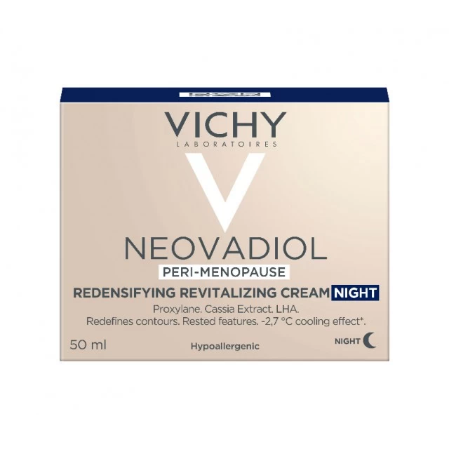 VICHY NEOVADIOL PERIMENOPAUZA NOĆNA NEGA ZA GUSTINU I PUNOĆU KOŽE U PERIMENOPAUZI S LHA KISELINOM 50ML
