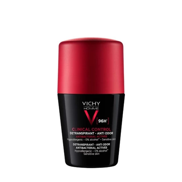 VICHY HOMME DEODORANT ROLL-ON CLINICAL CONTROL 96H 50 ML