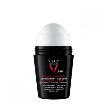 VICHY HOMME DEODORANT ROLL-ON CLINICAL CONTROL 96H 50 ML