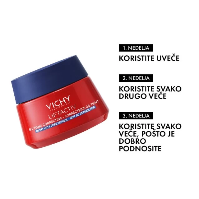VICHY LIFTACTIV SPECIALIST B3 DARK SPOTS NOĆNA KREMA PROTIV TAMNIH HIPERPIGMENTACIJSKIH FLEKA I BORA 50ML