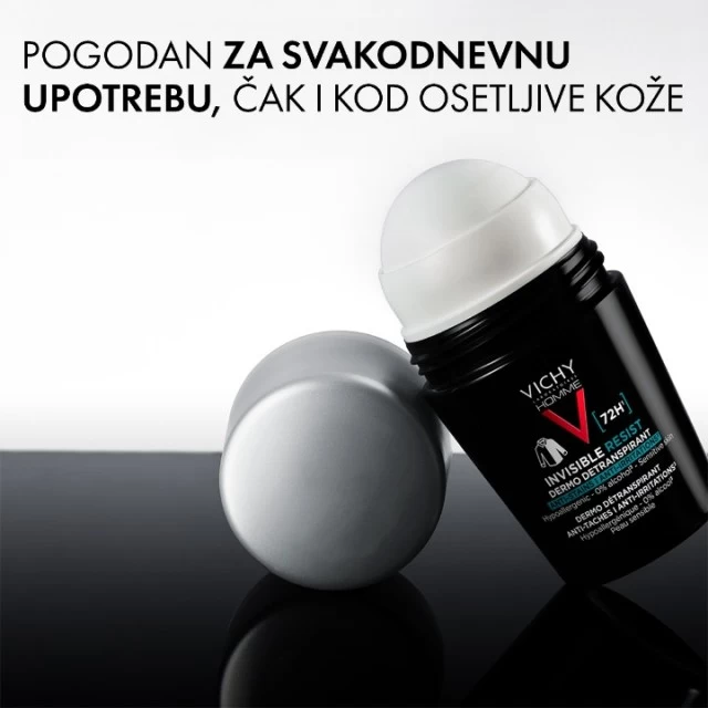 VICHY HOMME DEODORANT ROLL-ON ZA ZAŠTITU OD ZNOJENJA DO 72H 50ML