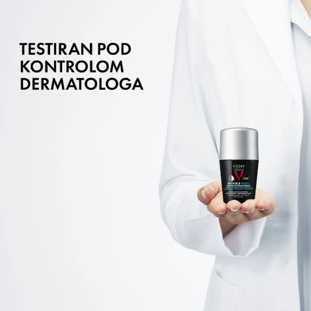 VICHY HOMME DEODORANT ROLL-ON ZA ZAŠTITU OD ZNOJENJA DO 72H 50ML